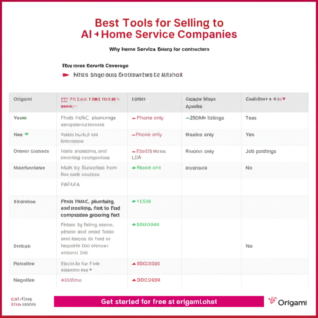 Best Prospecting Tools for Selling to Home Service Companies